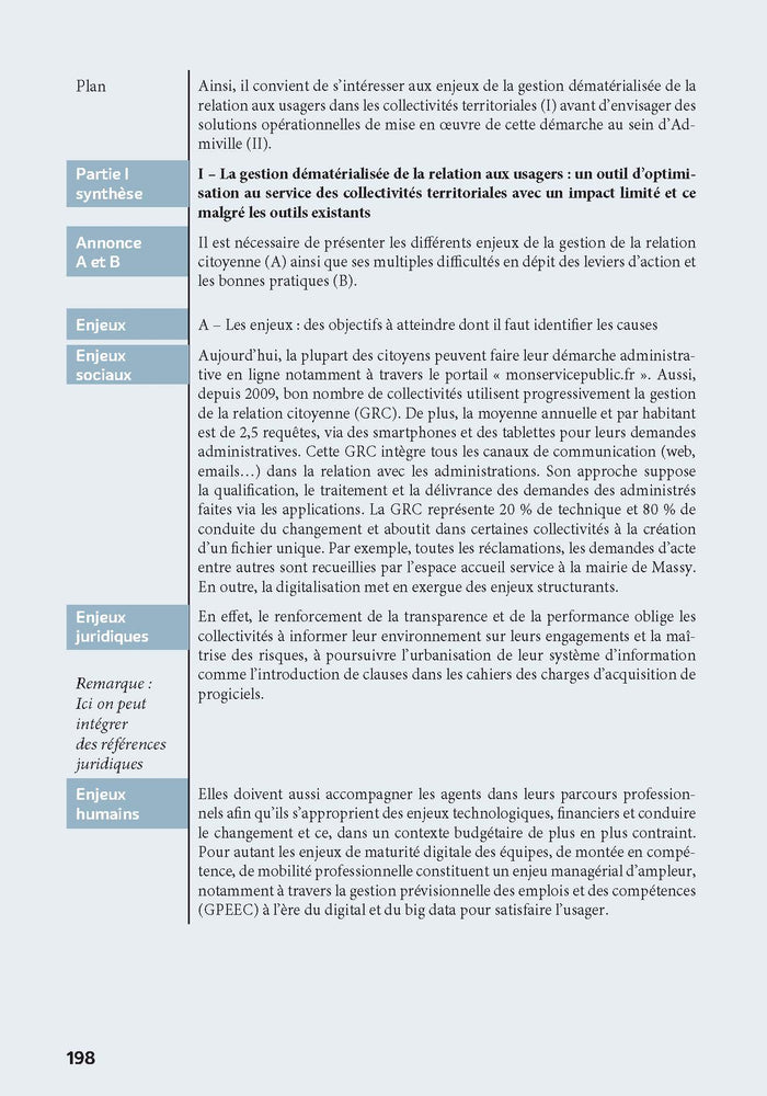 La note et le rapport en pratique