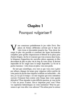 Vulgariser pour mieux communiquer