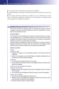Guide de traumatologie en médecine d'urgence