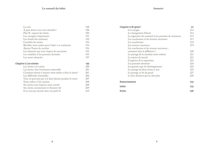 Le sommeil des bébés