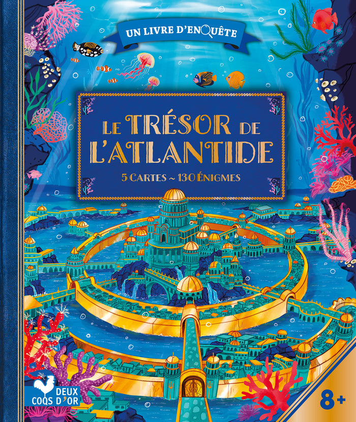 Le Trésor de l'Atlantide - 5 cartes et 130 énigmes