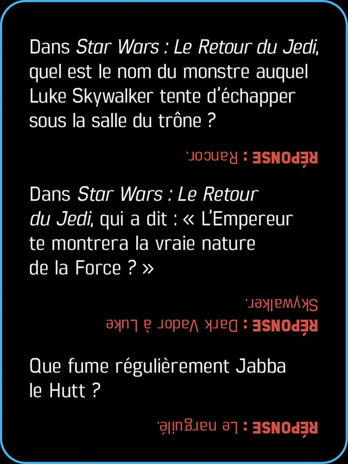 Boite quiz - Star Wars