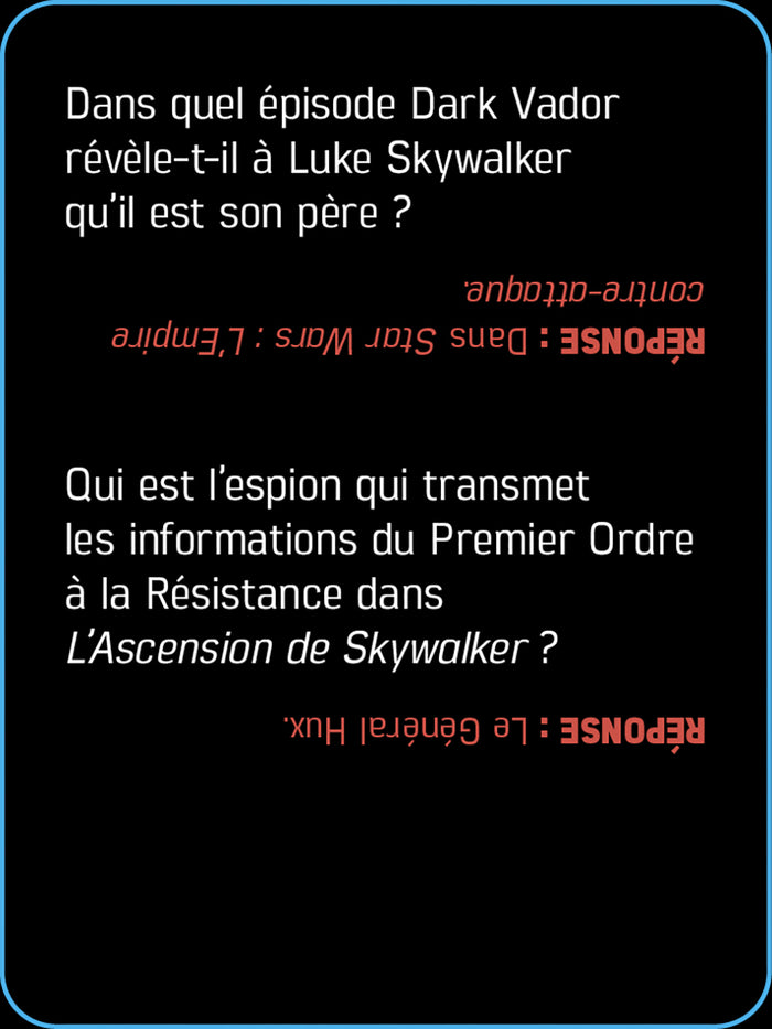Boite quiz - Star Wars