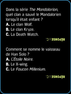 Boite quiz - Star Wars