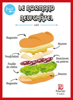 Calendrier Sandwichs, Burgers & Cie en 365 jours - Année à bloc