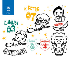 Harry Potter Mon année à colorier