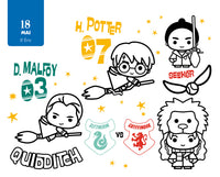 Harry Potter Mon année à colorier