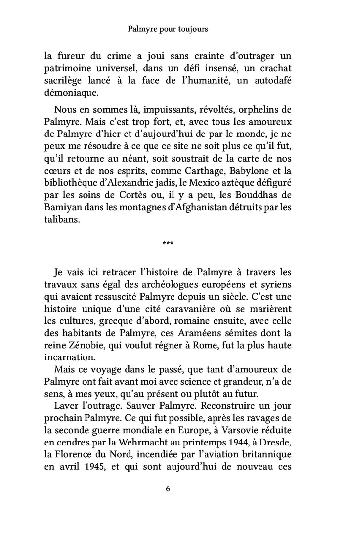 Palmyre pour toujours