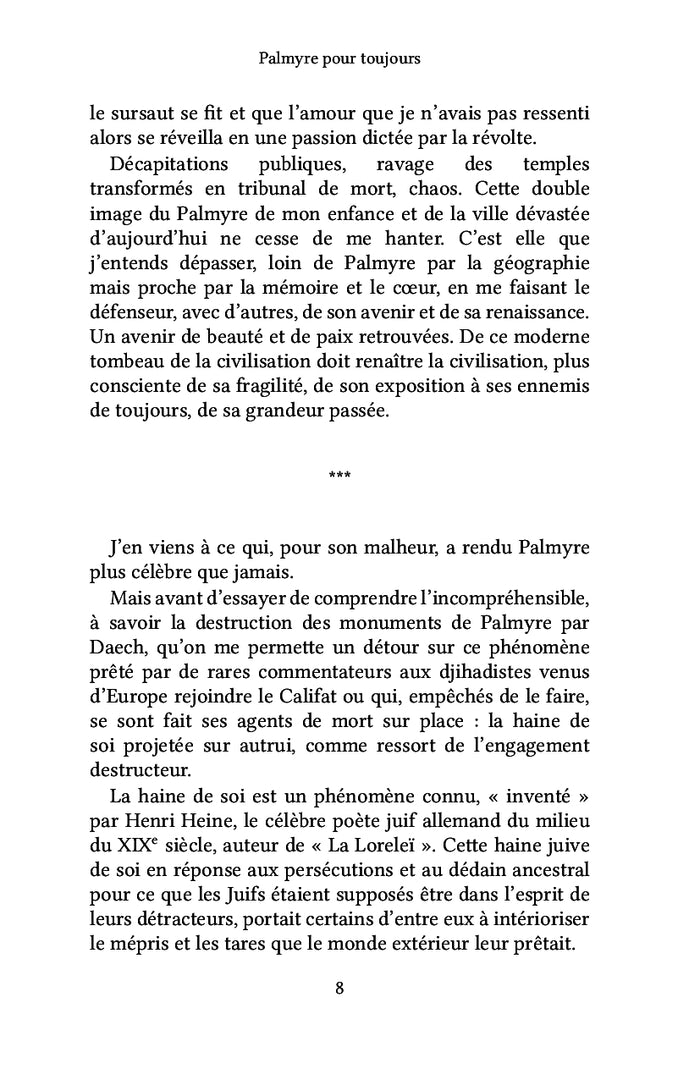 Palmyre pour toujours