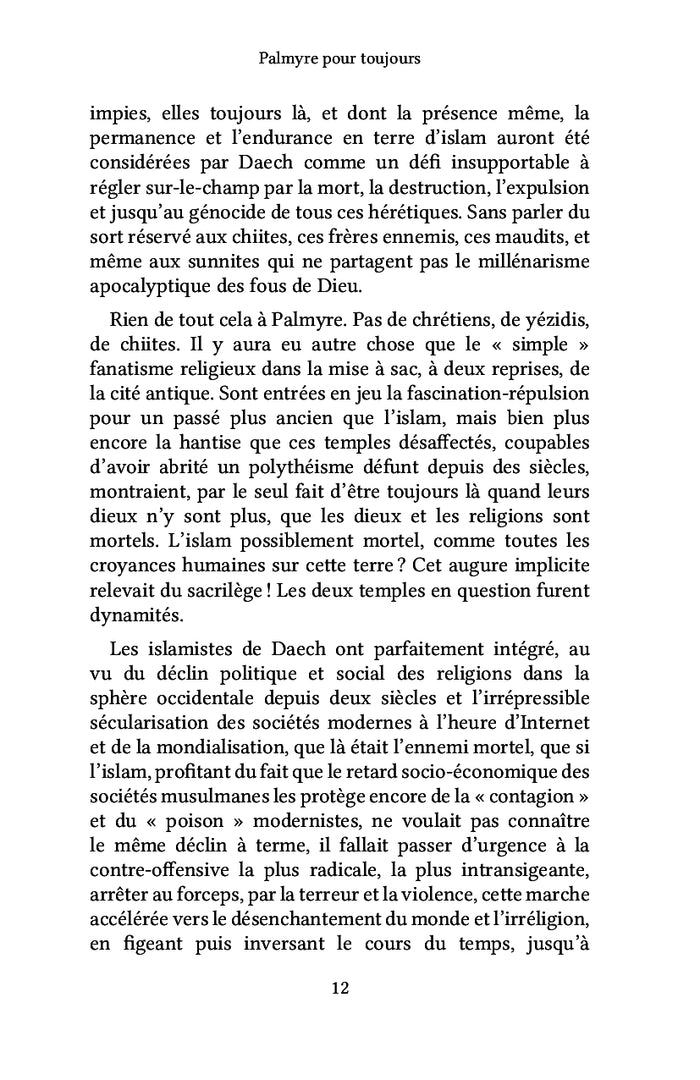 Palmyre pour toujours