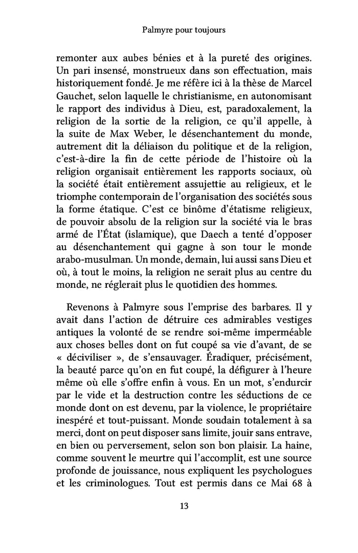 Palmyre pour toujours