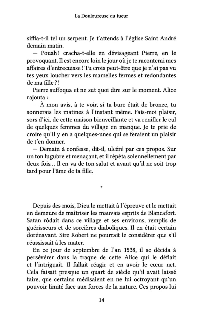 La Douloureuse du tueur