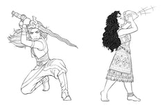 DISNEY PRINCESSES - Mes colos + autocollants
