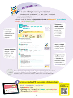 Français CE1 - Cahier de soutien nouveau programme