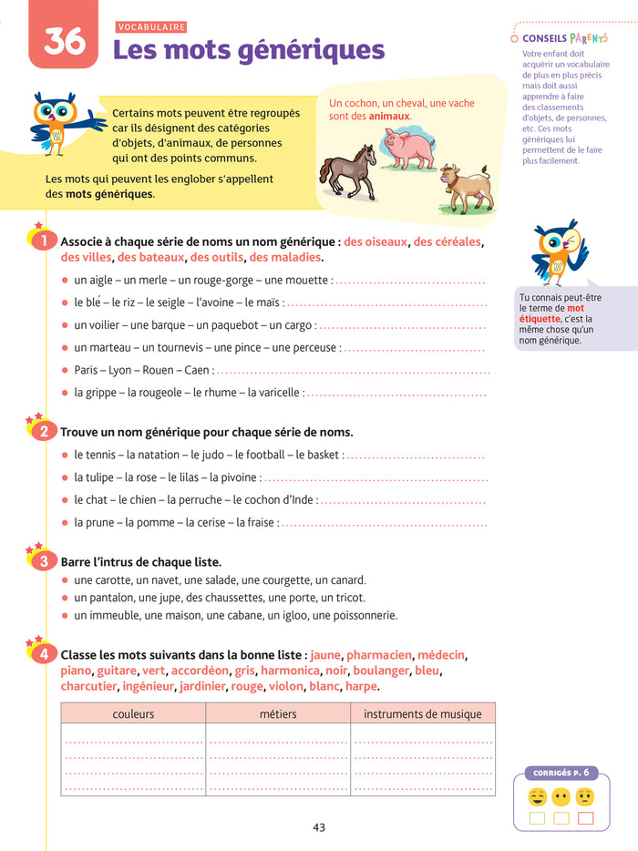 Français CE1 - Cahier de soutien nouveau programme