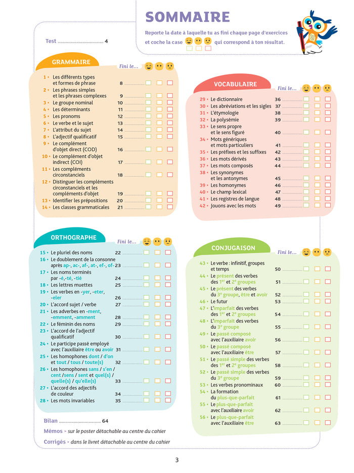 Français CM2 - Cahier de soutien nouveau programme