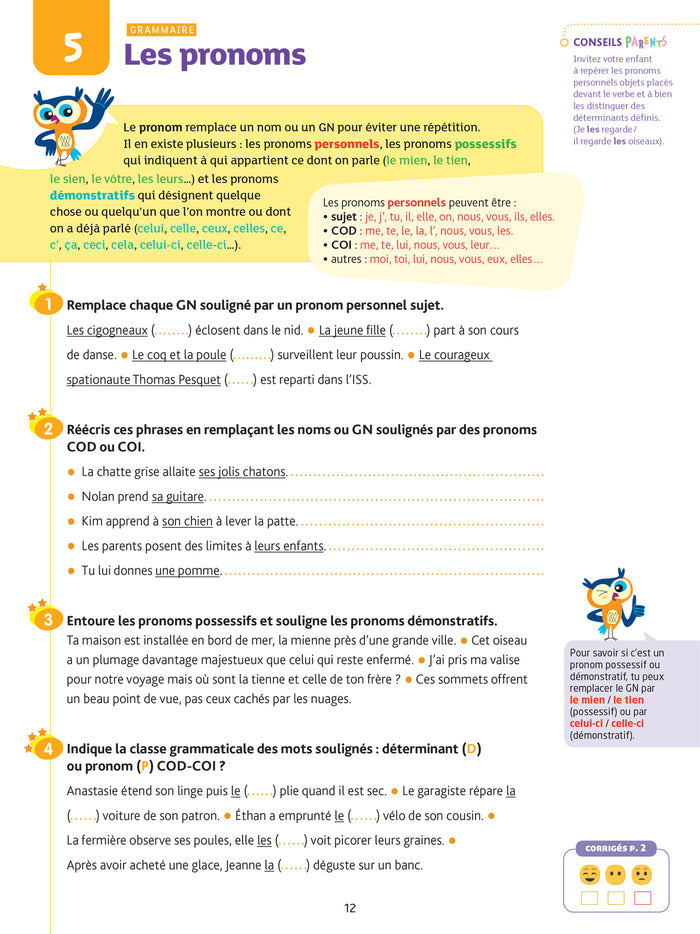 Français CM2 - Cahier de soutien nouveau programme