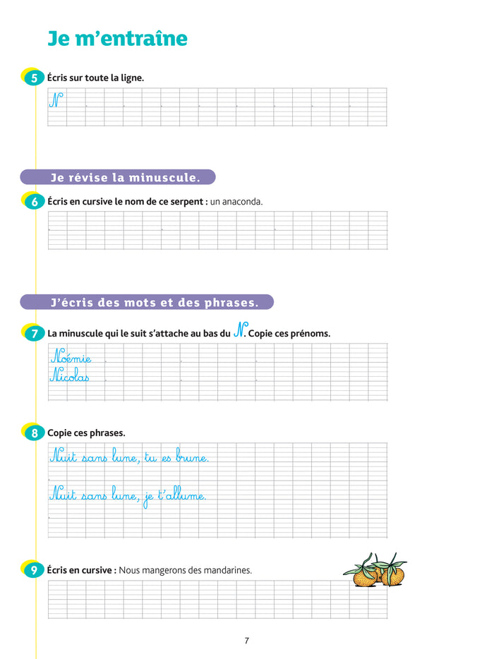 Ecriture CE1 - Cahier de soutien nouveau programme