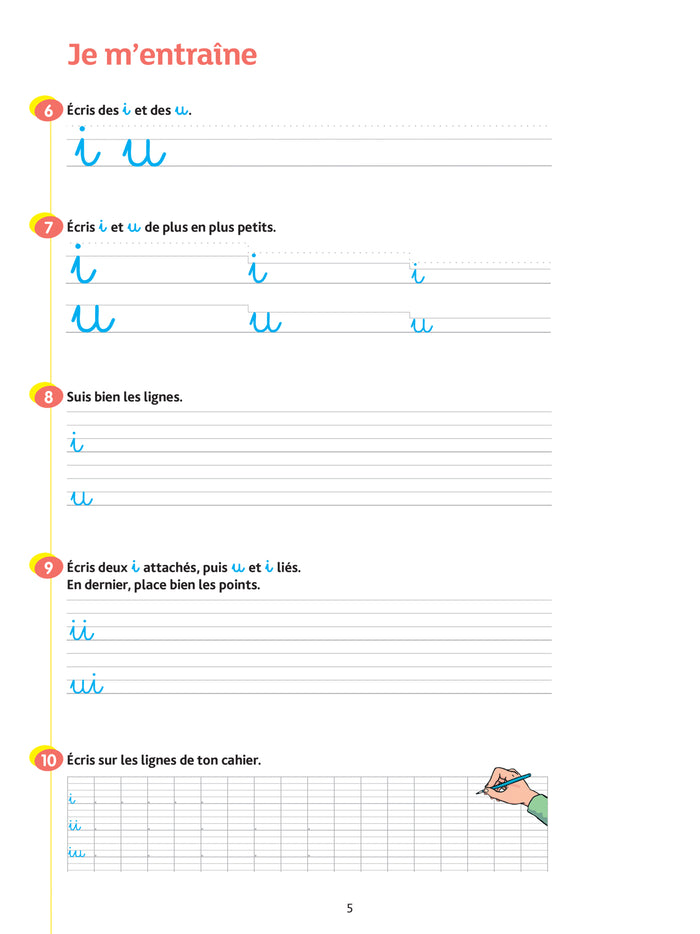 Ecriture CP - Cahier de soutien nouveau programme