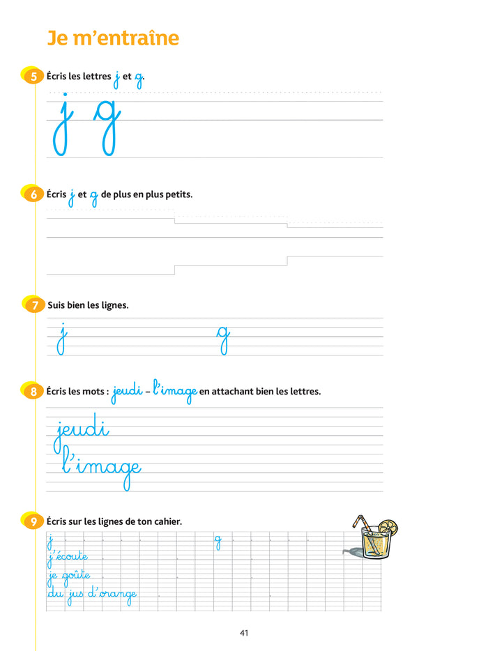 Ecriture CP - Cahier de soutien nouveau programme