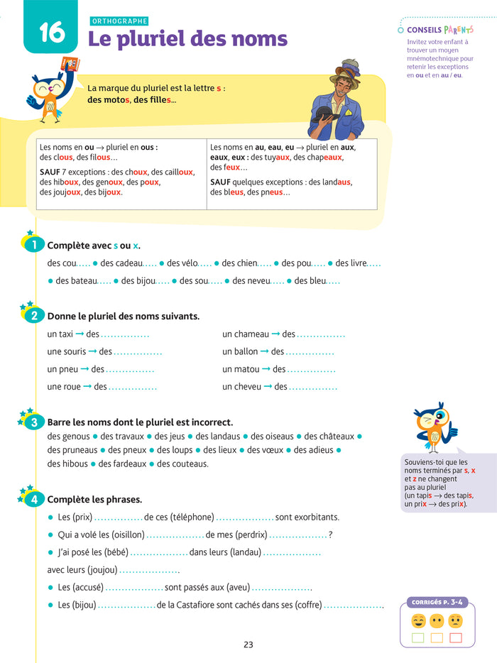 Français CM1 - Cahier de soutien nouveau programme