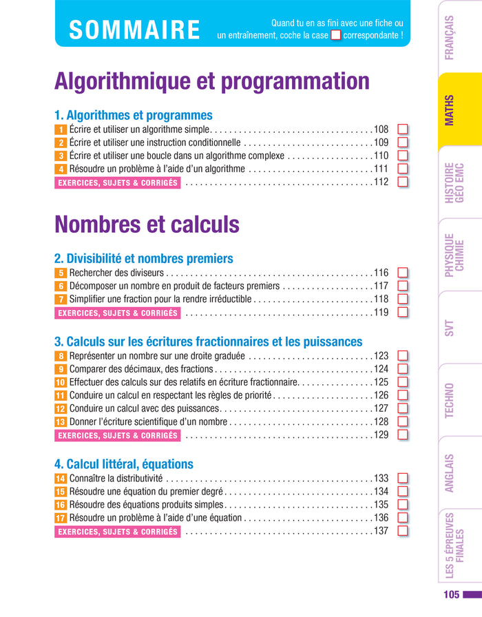 Prépabrevet - Tout le nouveau brevet 2026 - 3e (toutes les matières)