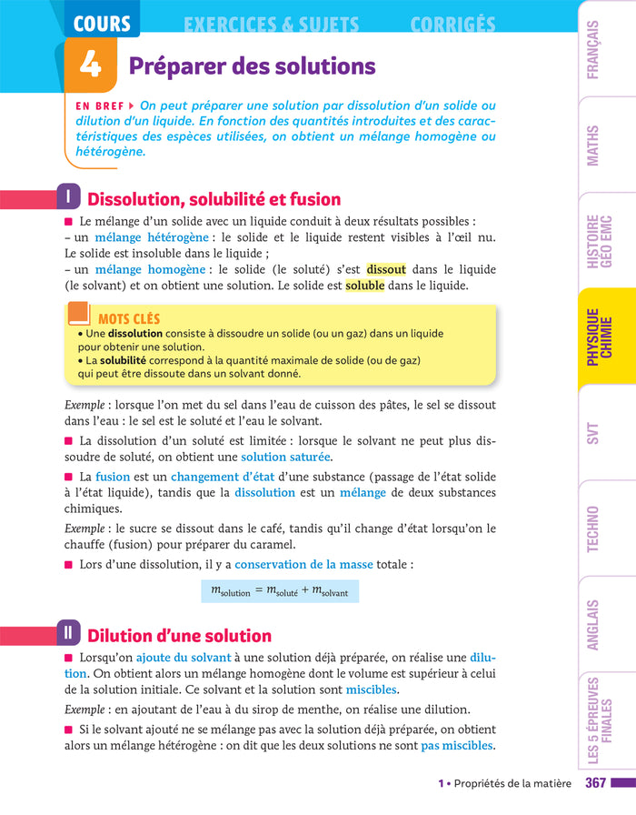 Prépabrevet - Tout le nouveau brevet 2026 - 3e (toutes les matières)