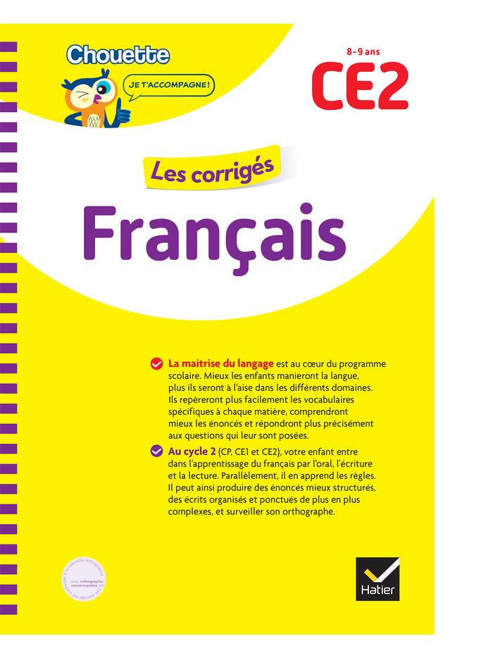 Français CE2 - Cahier de soutien nouveau programme