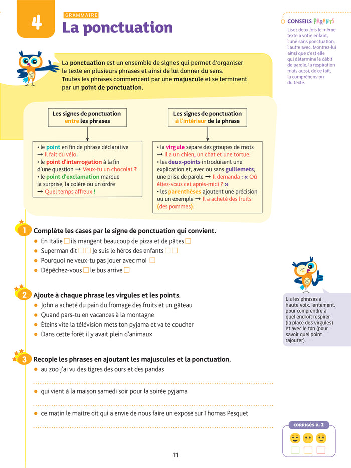 Français CE2 - Cahier de soutien nouveau programme