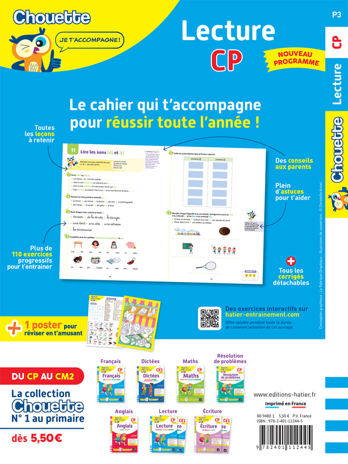 Lecture CP - Cahier de soutien nouveau programme
