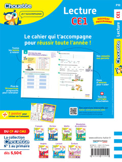 Lecture CE1 - Cahier de soutien nouveau programme