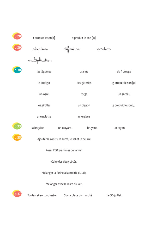 Lecture CE1 - Cahier de soutien nouveau programme