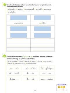 Lecture CE1 - Cahier de soutien nouveau programme