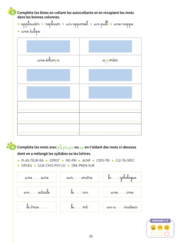 Lecture CE1 - Cahier de soutien nouveau programme