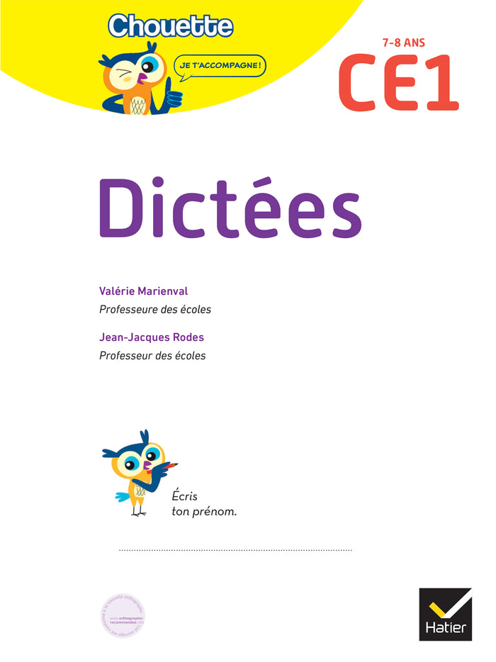 Dictées CE1 - Cahier de soutien