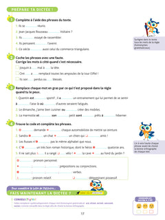 Dictées CM1 - Cahier de soutien nouveau programme