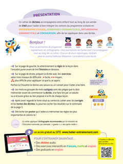 Dictées CM2 - Cahier de soutien nouveau programme