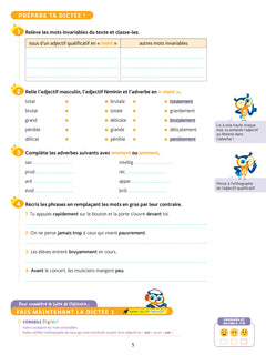 Dictées CM2 - Cahier de soutien nouveau programme