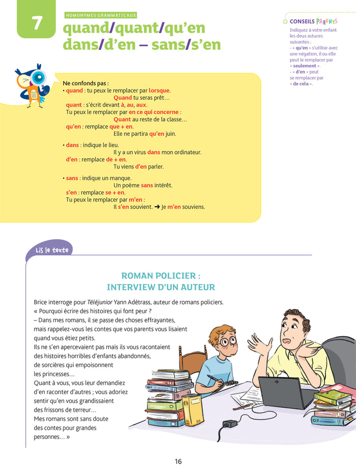 Dictées CM2 - Cahier de soutien nouveau programme