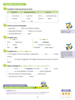 Dictées CM2 - Cahier de soutien nouveau programme