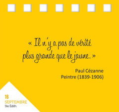 Calendrier 365 jours en or