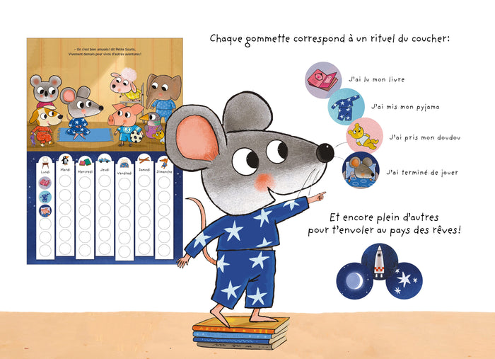 Mon tableau du dodo - Au lit petite souris !