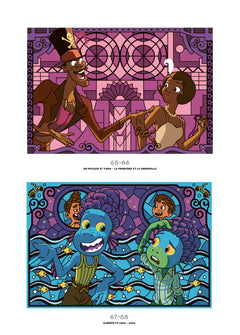 Coloriages mystères Disney - Vitraux Tome 2