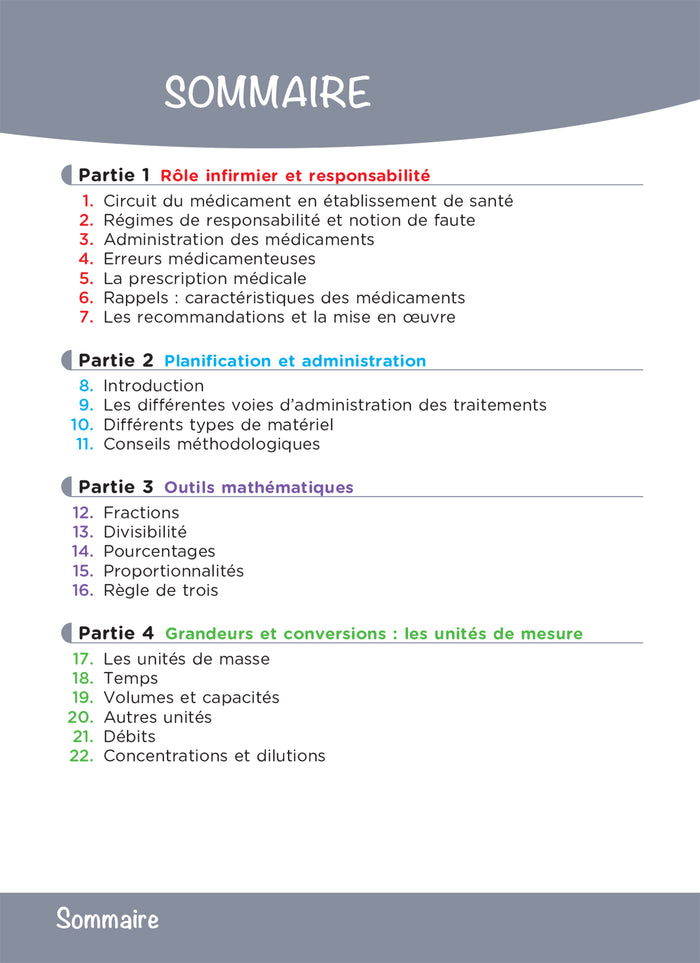 Calcul de dose facile - Infirmier en IFSI - DEI -  7e édition - Révision