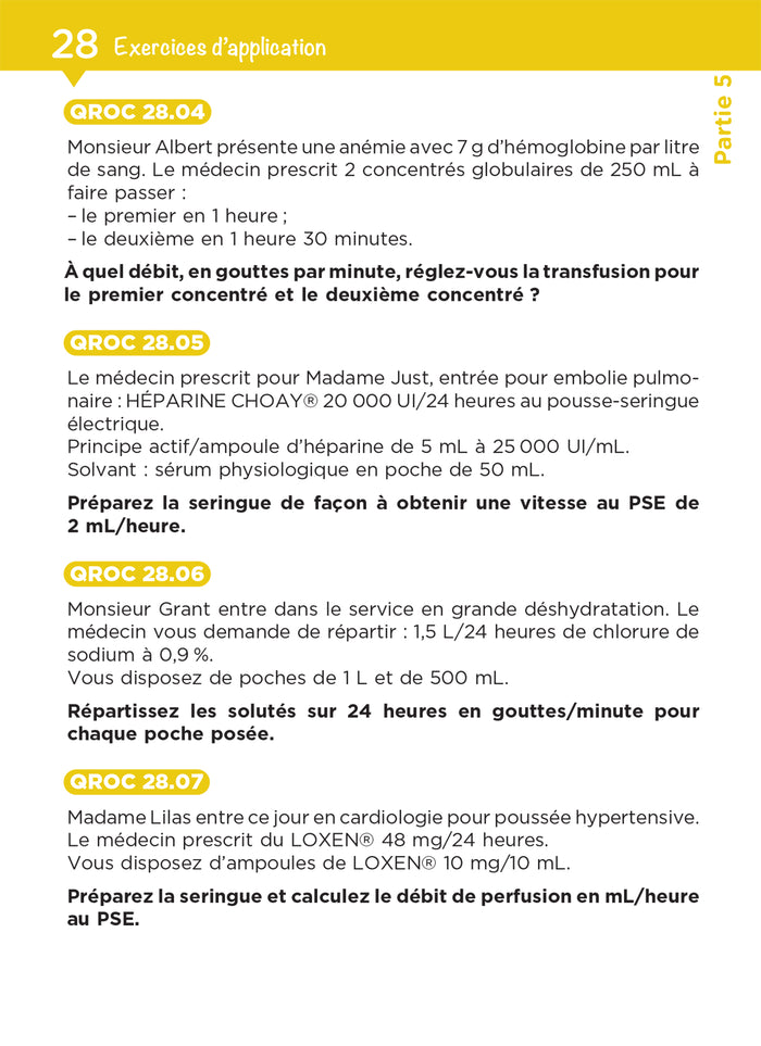 Calcul de dose facile - Infirmier en IFSI - DEI -  7e édition - Révision