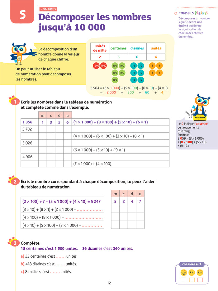 Maths CE2 - Cahier de soutien nouveau programme