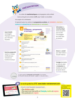Maths CP - Cahier de soutien nouveau programme