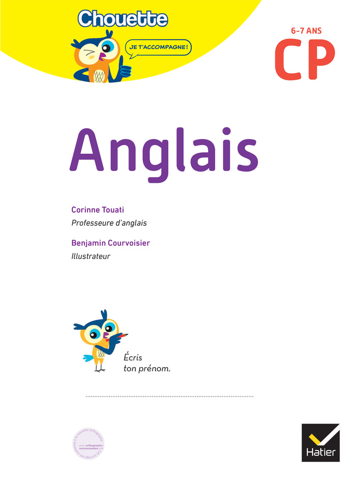 Anglais CP - Cahier de soutien nouveau programme