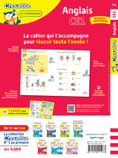 Anglais CE1 - Cahier de soutien nouveau programme
