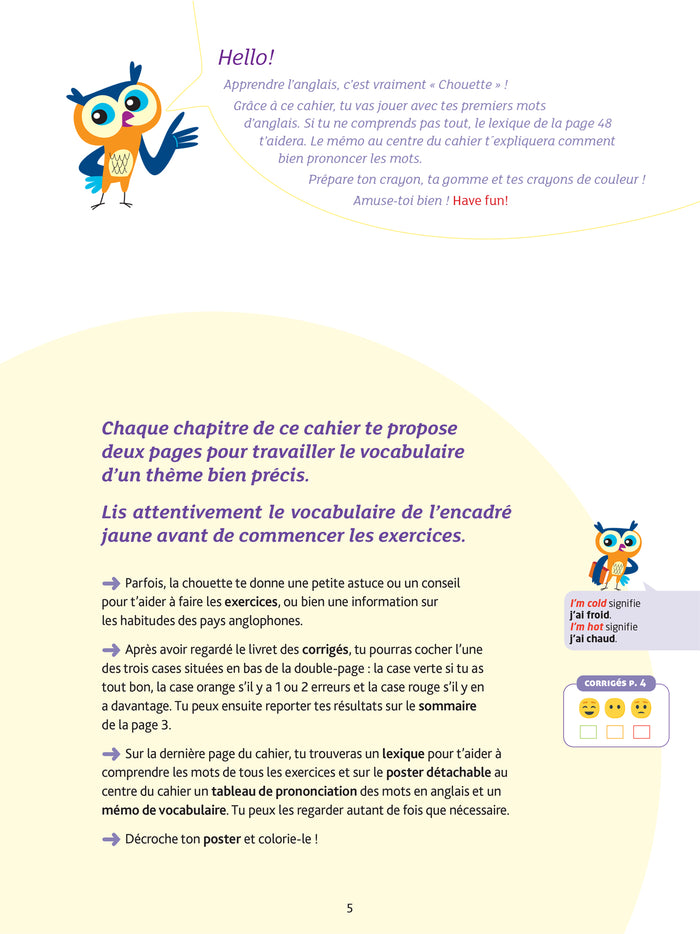 Anglais CE1 - Cahier de soutien nouveau programme